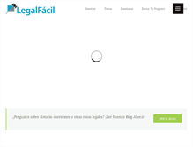 Tablet Screenshot of legalfacil.com